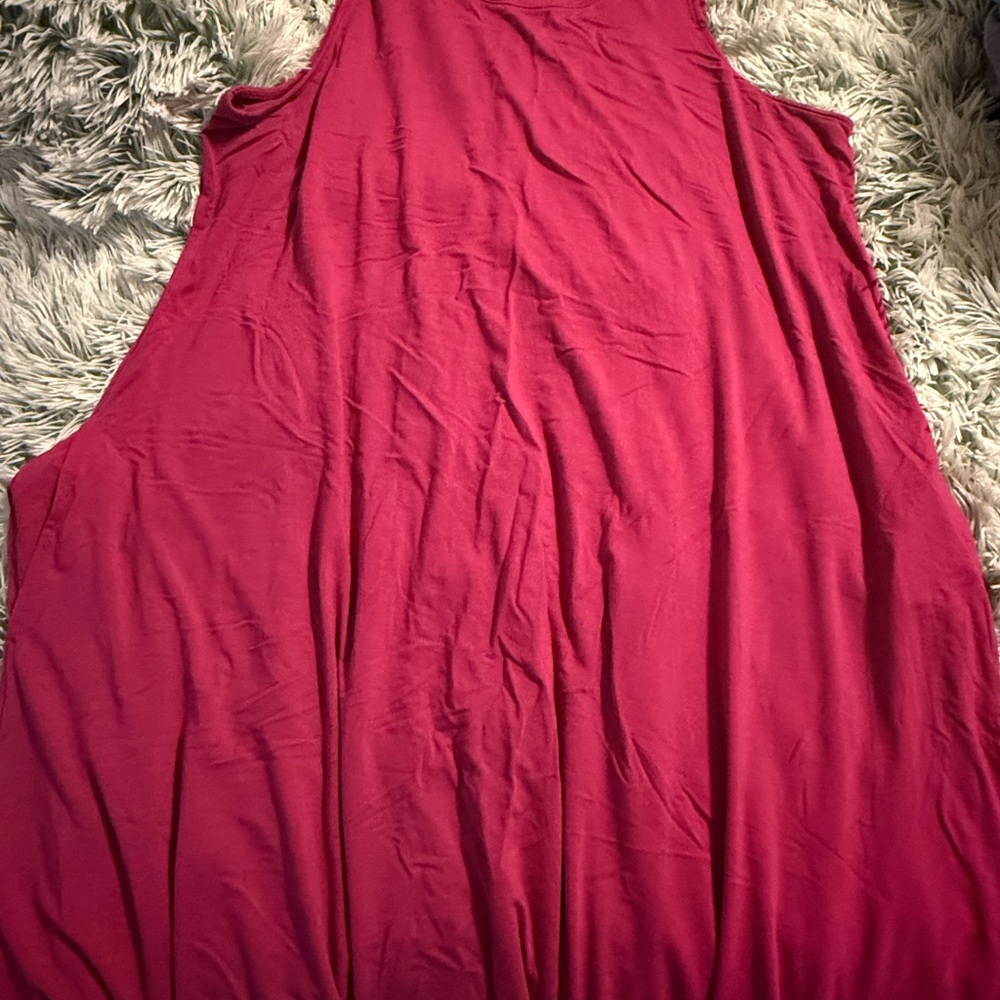 Time and Tru Women's Sleeveless Dresses in Pink and Blue